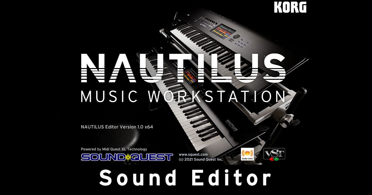 KORG Pubblica l'Editor-Plug In Editor per la Workstation NAUTILUS